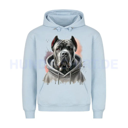 Premium Hoodie "Cane Corso" Babyblau – hunde-shirt.de