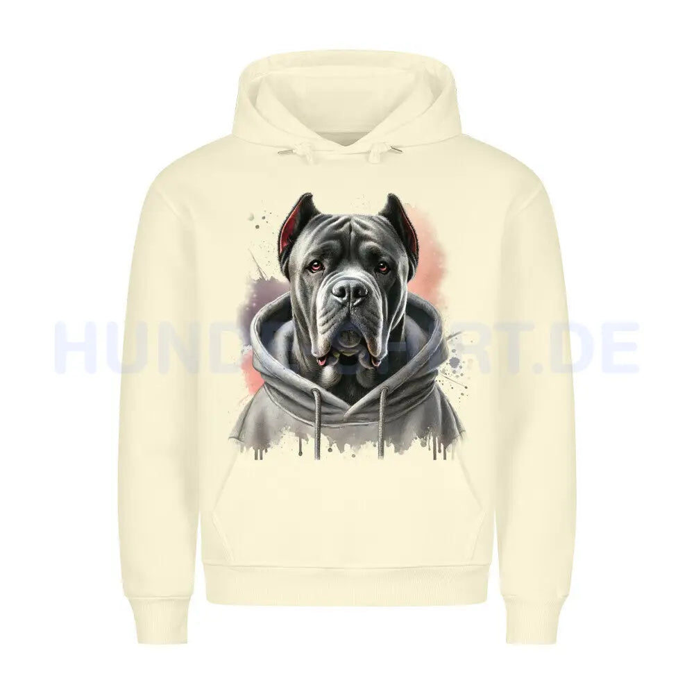 Premium Hoodie "Cane Corso" Beige – hunde-shirt.de