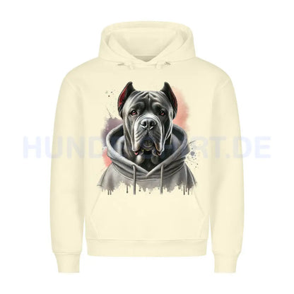 Premium Hoodie "Cane Corso" Beige – hunde-shirt.de