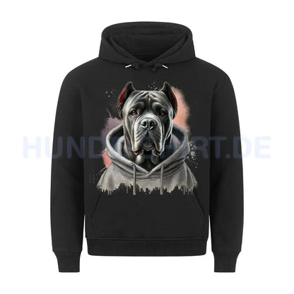 Premium Hoodie "Cane Corso" Schwarz – hunde-shirt.de