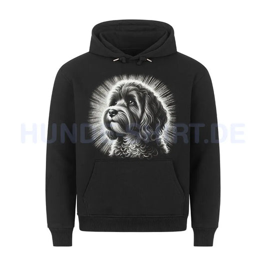 Premium Hoodie "Cavapoo - Shine" Schwarz – hunde-shirt.de