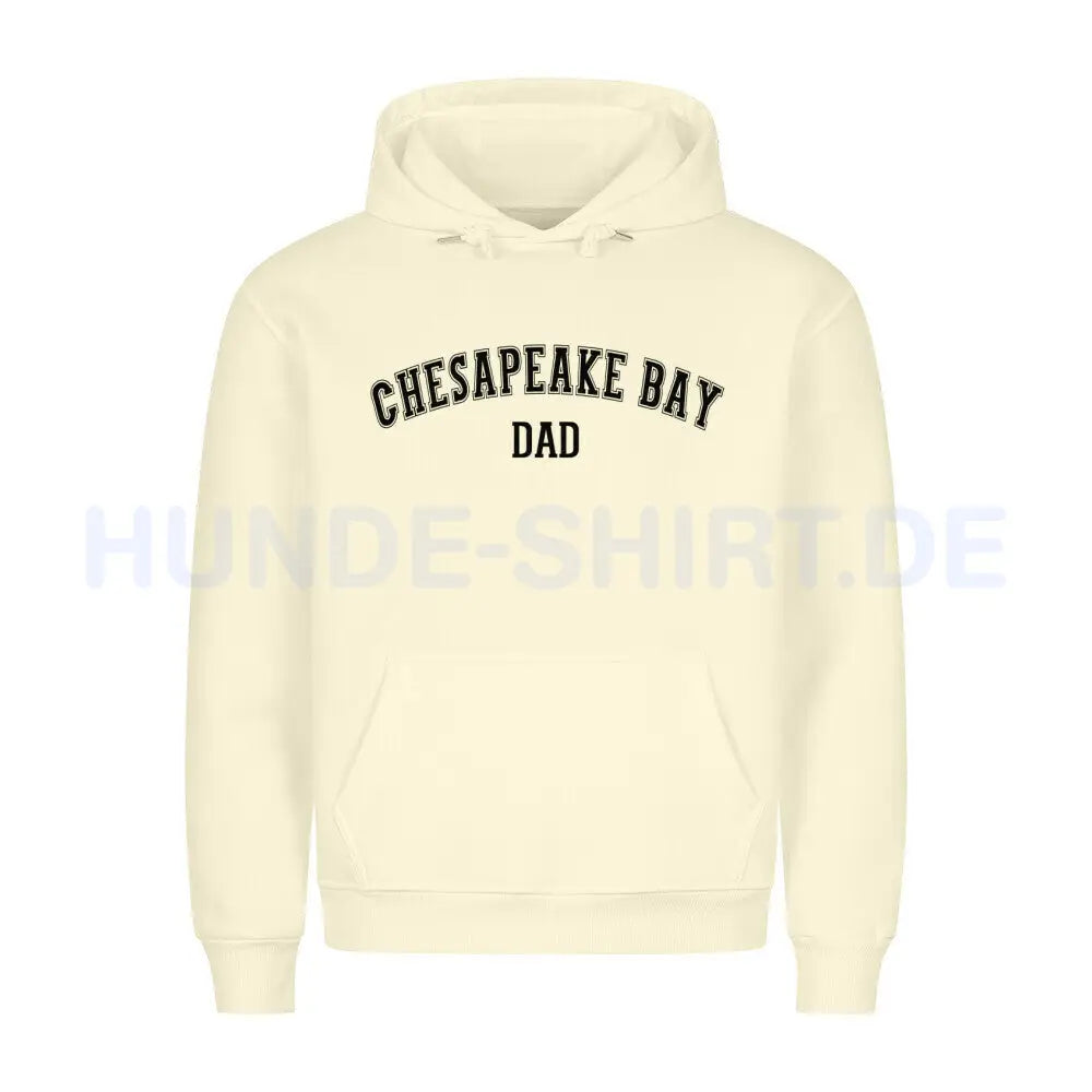 Premium Hoodie "Chesapeake Bay - DAD" Beige – hunde-shirt.de