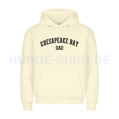 Premium Hoodie "Chesapeake Bay - DAD" Beige – hunde-shirt.de