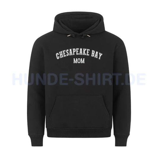 Premium Hoodie "Chesapeake Bay - MOM" Schwarz – hunde-shirt.de