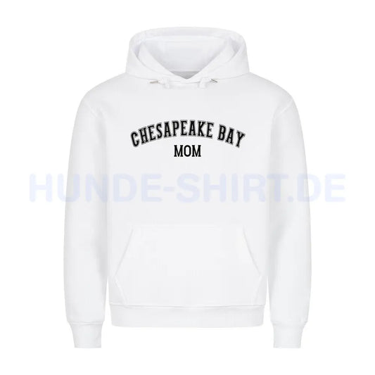 Premium Hoodie "Chesapeake Bay - MOM" Weiß – hunde-shirt.de