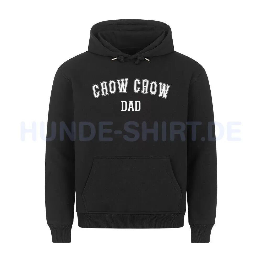 Premium Hoodie "Chow-Chow - DAD" Schwarz – hunde-shirt.de