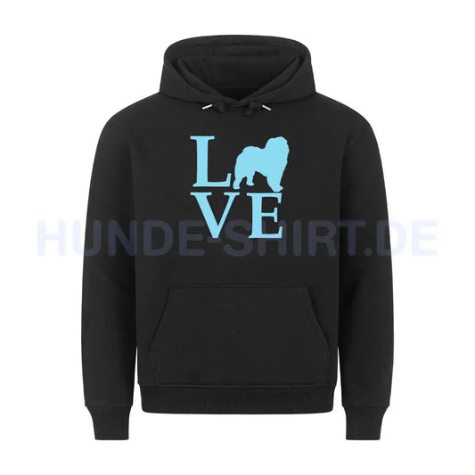 Premium Hoodie "Chow-Chow - LOVE" Schwarz – hunde-shirt.de