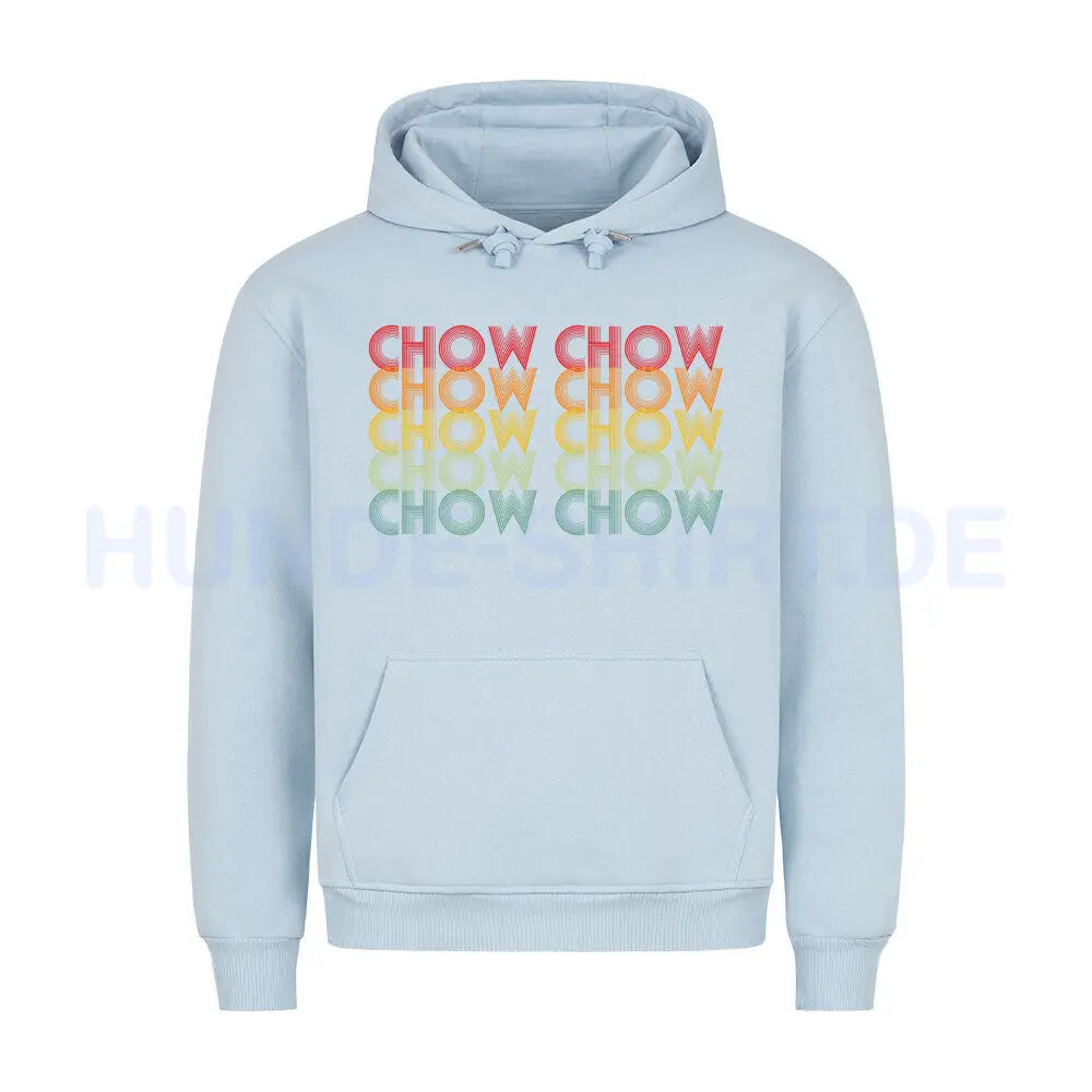 Premium Hoodie "Chow-Chow" Babyblau – hunde-shirt.de