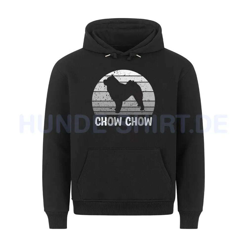 Premium Hoodie "Chow-Chow" Schwarz – hunde-shirt.de