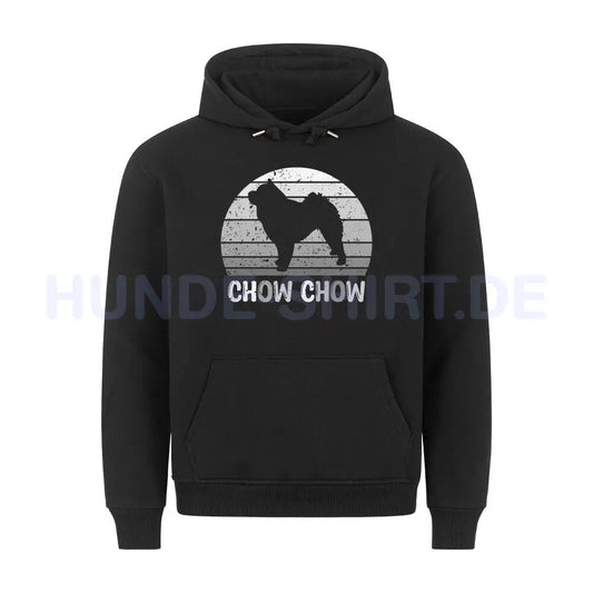 Premium Hoodie "Chow-Chow" Schwarz – hunde-shirt.de