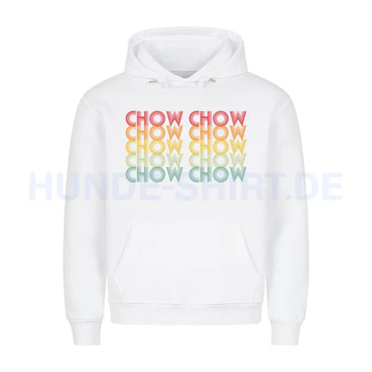 Premium Hoodie "Chow-Chow" Weiß – hunde-shirt.de