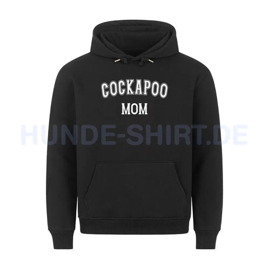 Premium Hoodie "Cockapoo - MOM" Schwarz – hunde-shirt.de