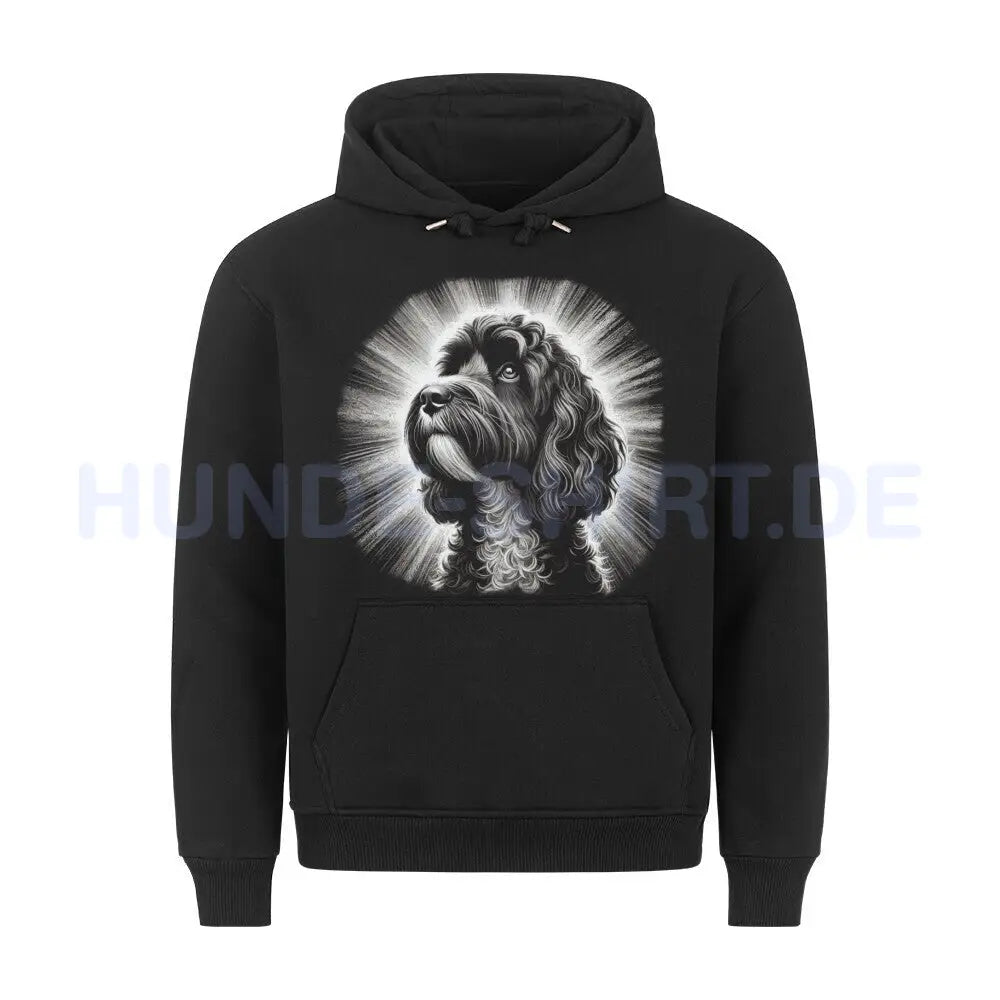 Premium Hoodie "Cockapoo - Shine" Schwarz – hunde-shirt.de