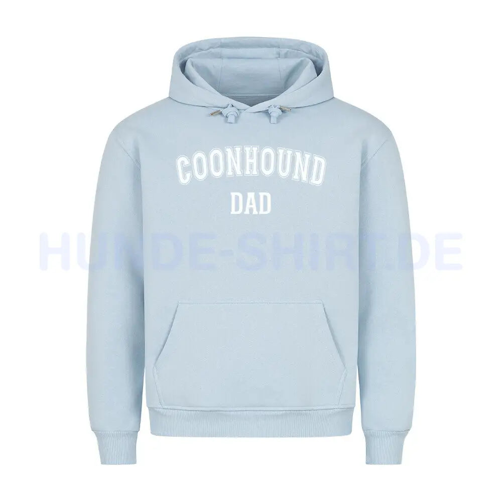 Premium Hoodie Coonhound - DAD" Babyblau – hunde-shirt.de