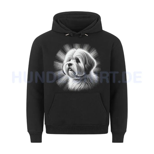 Premium Hoodie "Coton de Tuléar - Shine" Schwarz – hunde-shirt.de