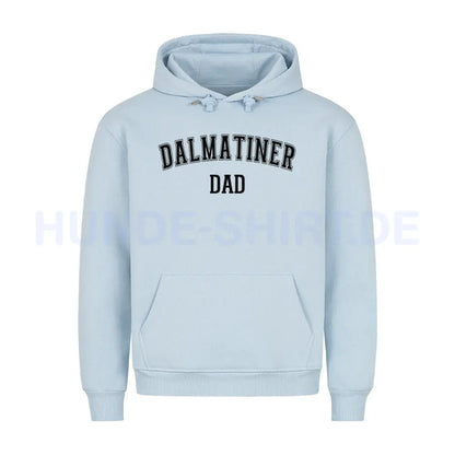 Premium Hoodie "Dalmatiner - DAD" Babyblau – hunde-shirt.de