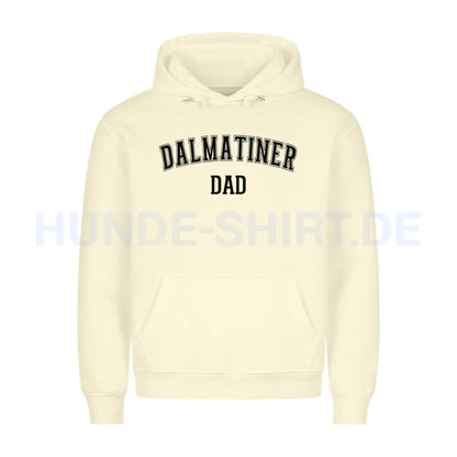 Premium Hoodie "Dalmatiner - DAD" Beige – hunde-shirt.de