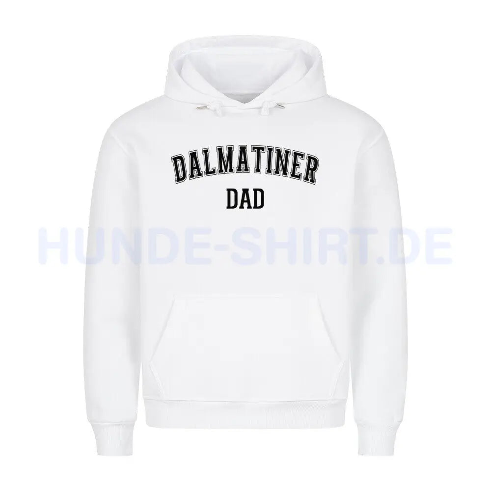 Premium Hoodie "Dalmatiner - DAD" Weiß – hunde-shirt.de