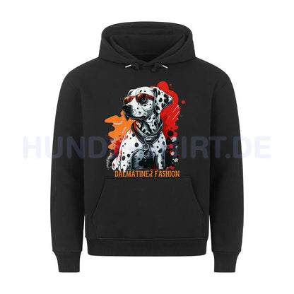 Premium Hoodie "Dalmatiner - Fashion" Schwarz – hunde-shirt.de