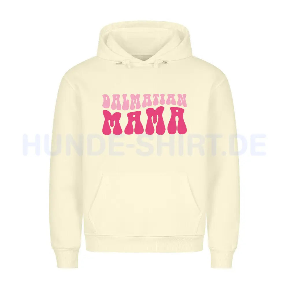 Premium Hoodie "Dalmatiner - Mama" Beige – hunde-shirt.de