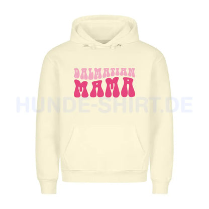 Premium Hoodie "Dalmatiner - Mama" Beige – hunde-shirt.de