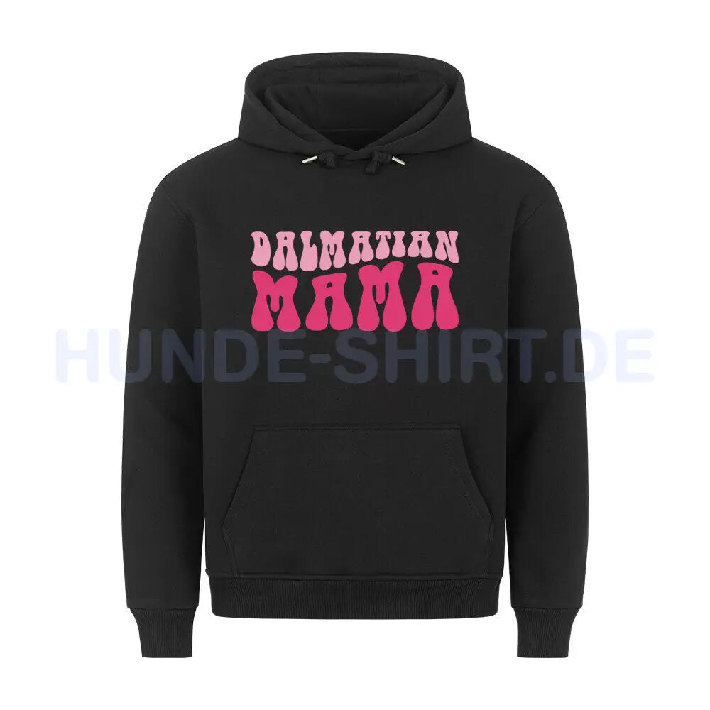 Premium Hoodie "Dalmatiner - Mama" Schwarz – hunde-shirt.de