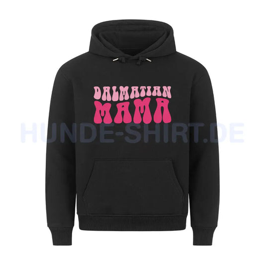 Premium Hoodie "Dalmatiner - Mama" Schwarz – hunde-shirt.de