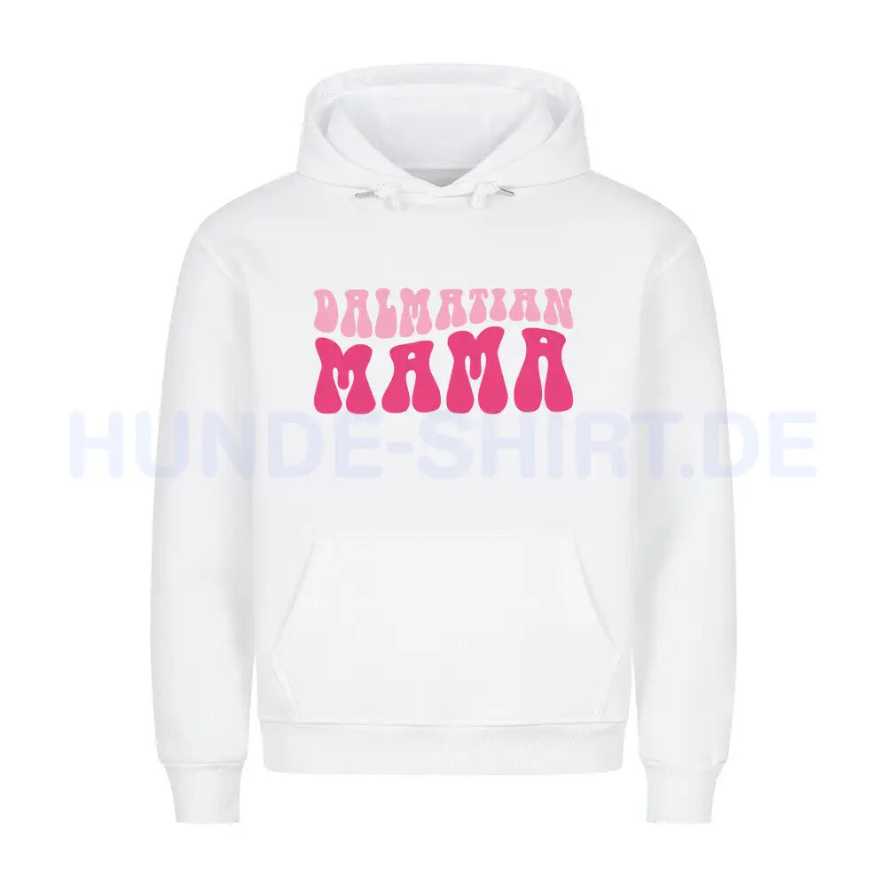 Premium Hoodie "Dalmatiner - Mama" Weiß – hunde-shirt.de