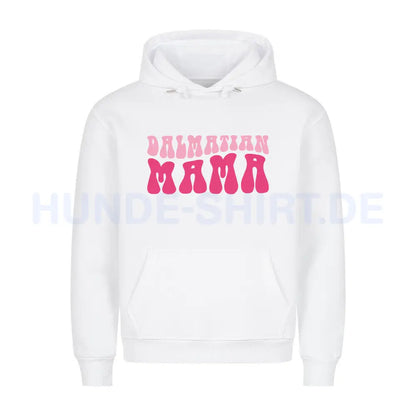 Premium Hoodie "Dalmatiner - Mama" Weiß – hunde-shirt.de