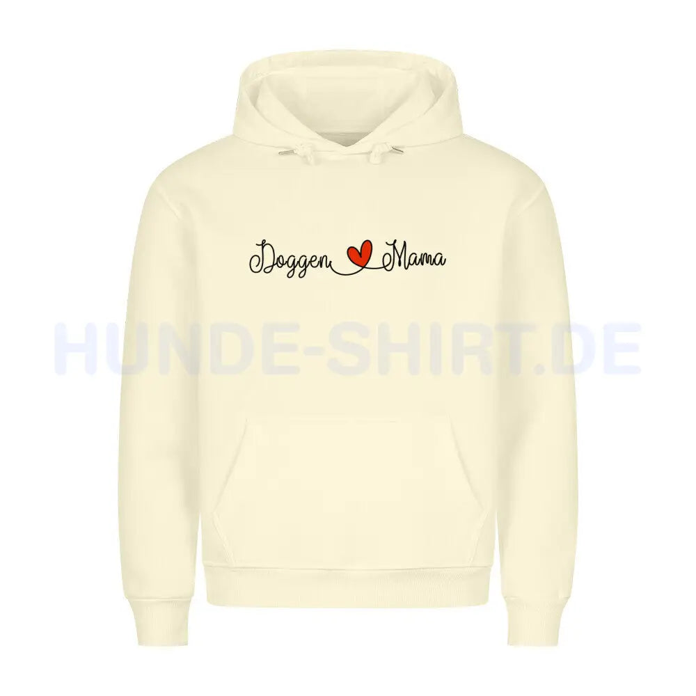 Premium Hoodie "Deutsche Dogge - Mama" Beige – hunde-shirt.de