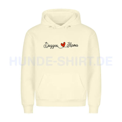 Premium Hoodie "Deutsche Dogge - Mama" Beige – hunde-shirt.de