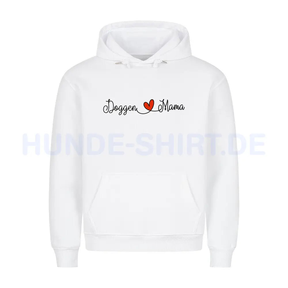 Premium Hoodie "Deutsche Dogge - Mama" Weiß – hunde-shirt.de