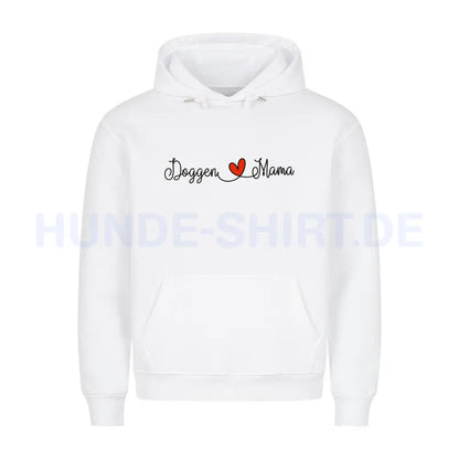 Premium Hoodie "Deutsche Dogge - Mama" Weiß – hunde-shirt.de