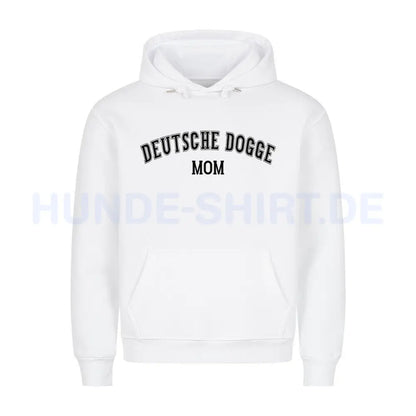 Premium Hoodie "Deutsche Dogge - MOM" Weiß – hunde-shirt.de