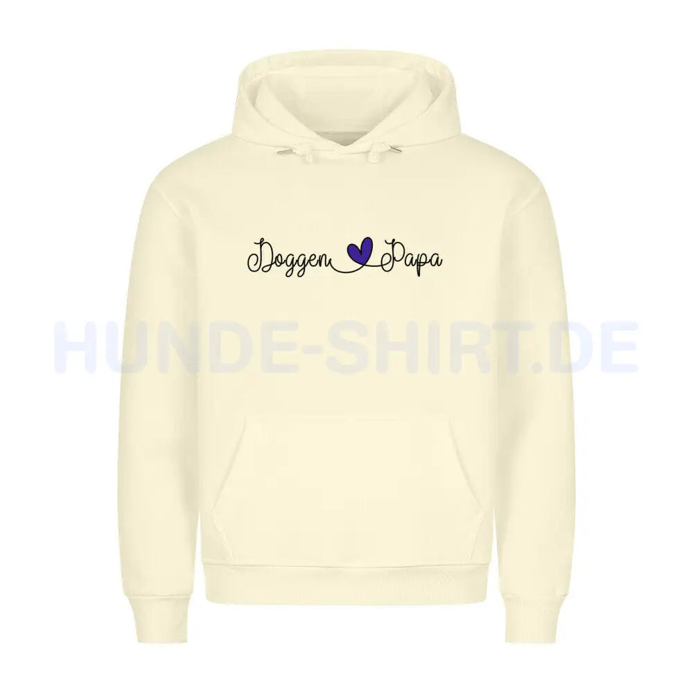 Premium Hoodie "Deutsche Dogge - Papa" Beige – hunde-shirt.de