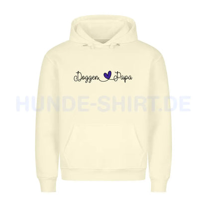 Premium Hoodie "Deutsche Dogge - Papa" Beige – hunde-shirt.de