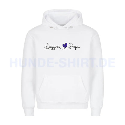 Premium Hoodie "Deutsche Dogge - Papa" Weiß – hunde-shirt.de