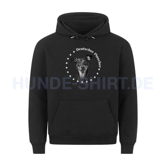 Premium Hoodie "Deutscher Pinscher R" Schwarz – hunde-shirt.de