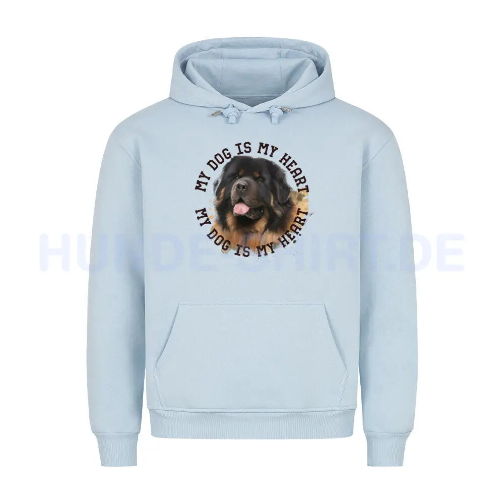 Premium Hoodie "Do Khyi HEART" Babyblau – hunde-shirt.de