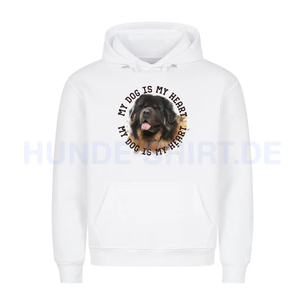 Premium Hoodie "Do Khyi HEART" Weiß – hunde-shirt.de