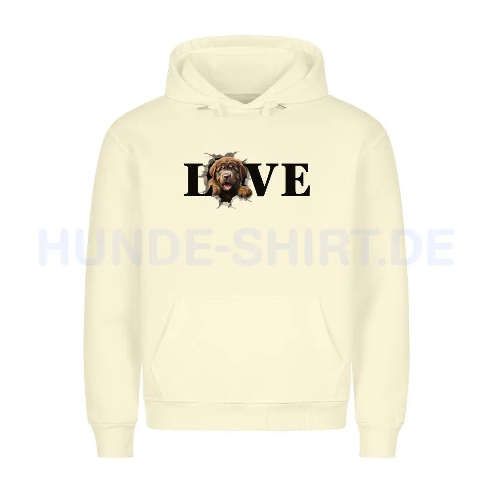 Premium Hoodie "Do Khyi - LOVE" Beige – hunde-shirt.de