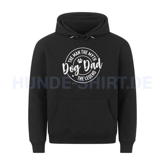 Premium Hoodie "Dog-Dad" Schwarz – hunde-shirt.de