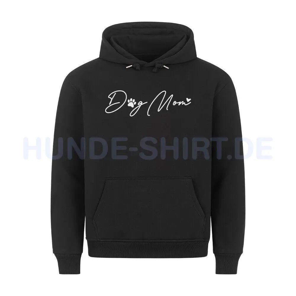 Premium Hoodie "Dog-Mom" Schwarz – hunde-shirt.de