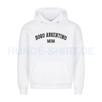 Premium Hoodie "Dogo Argentino - MOM" Weiß – hunde-shirt.de