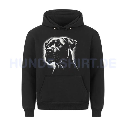 Premium Hoodie "Dogo Argentino Shine" Schwarz – hunde-shirt.de