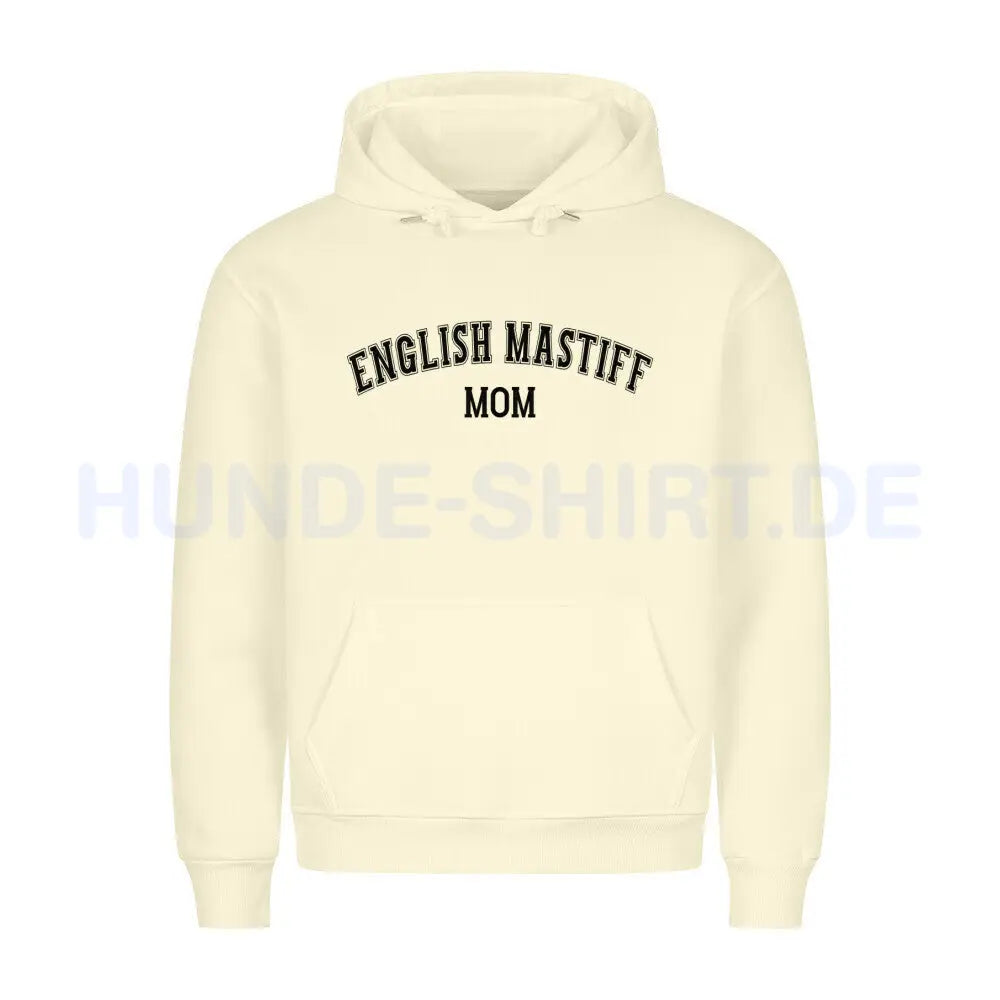 Premium Hoodie "English Mastiff - MOM" Beige – hunde-shirt.de