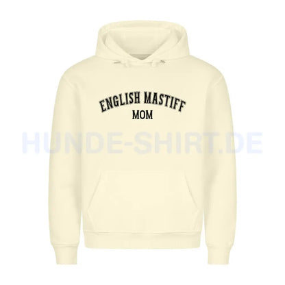 Premium Hoodie "English Mastiff - MOM" Beige – hunde-shirt.de