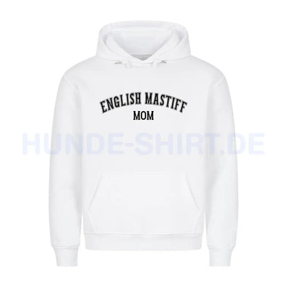 Premium Hoodie "English Mastiff - MOM" Weiß – hunde-shirt.de