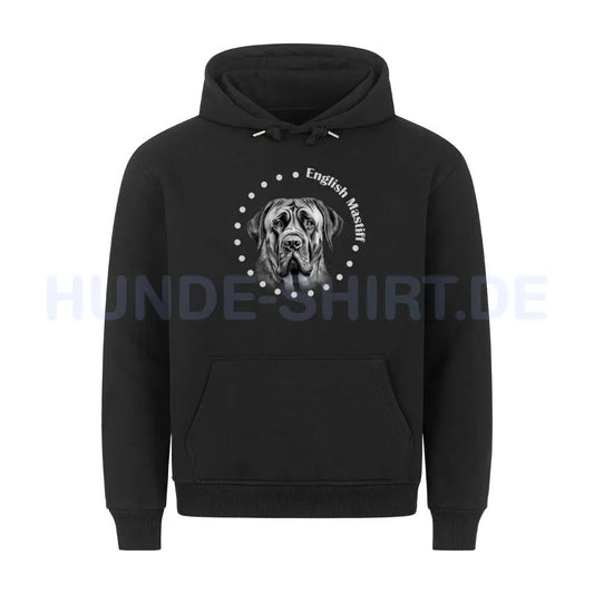 Premium Hoodie "English Mastiff R" Schwarz – hunde-shirt.de