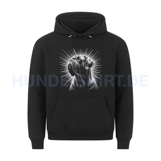 Premium Hoodie "English Mastiff - Shine" Schwarz – hunde-shirt.de